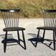 Pair of Hagafors vintage Scandinavian design chairs