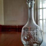 Hand engraved carafe