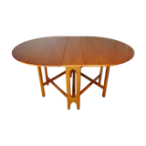 Scandinavian folding table in Jentic blond teak