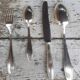 Silverware set for 6 place settings, weighing 4 kilos.