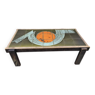 Vintage ceramic coffee table from the 70s