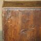 Ancient Georgian writing desk circa 1760 with a leather top.