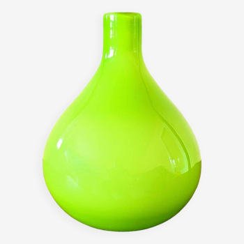 Neon green vase