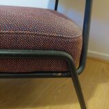 Designer wool armchair