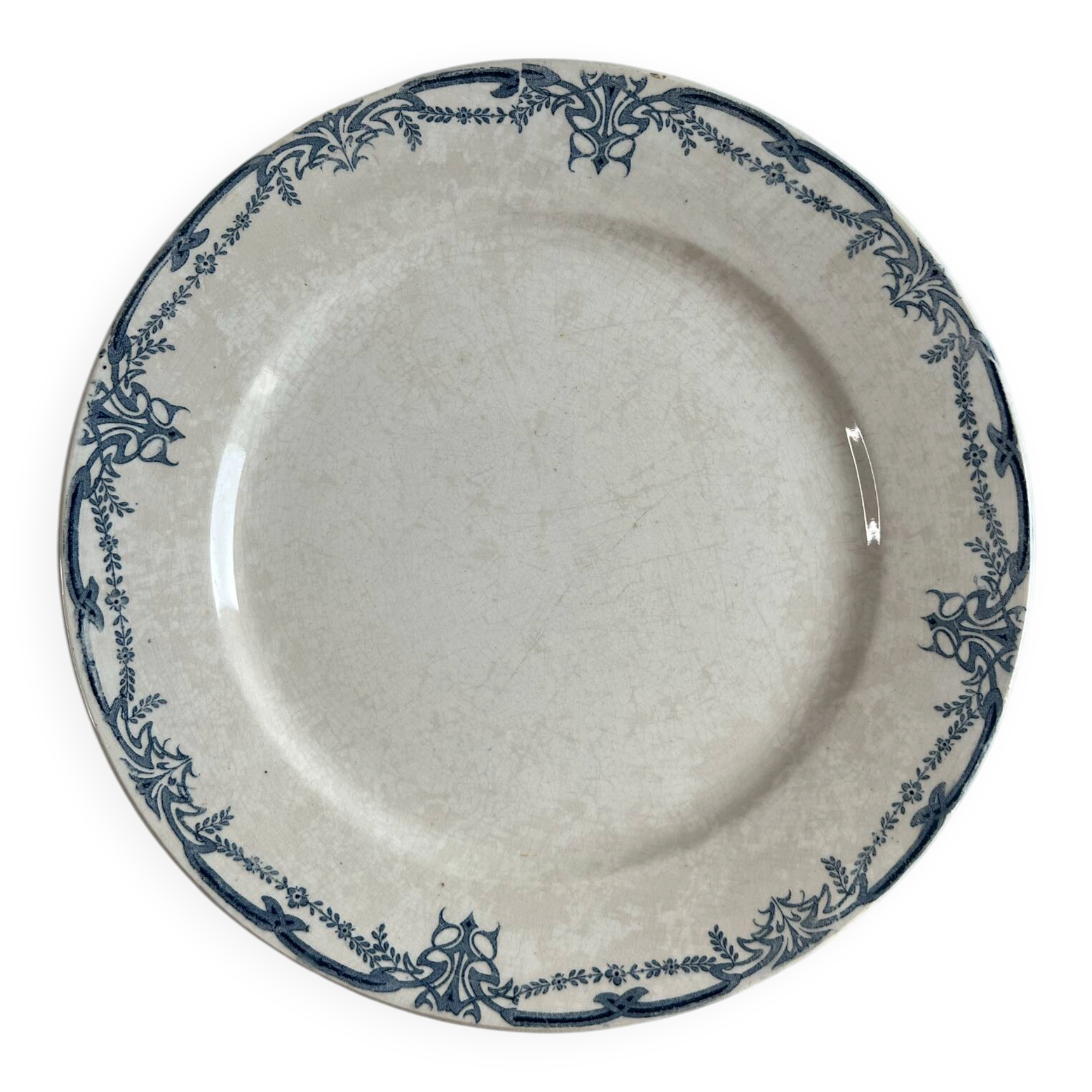 Flat plate Sarreguemines Digoin, Vaucluse Collection
