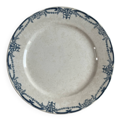 Assiette plate Sarreguemines Digoin, Collection Vaucluse