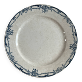 Assiette plate Sarreguemines Digoin, Collection Vaucluse