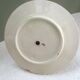 Presentation plate, barbotine and gilded brass