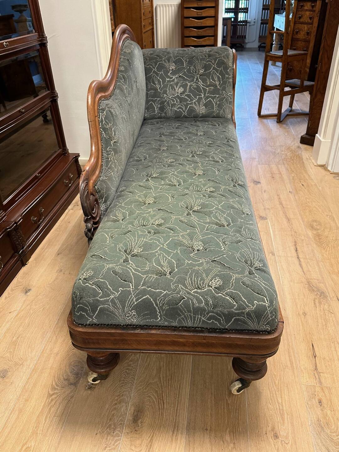 Chaise longue anglaise antique