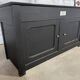 Black patina low sideboard