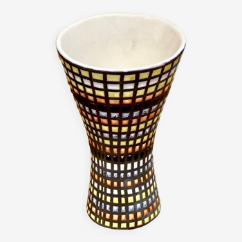 Cornet vase "Pyjama" by Roger Capron