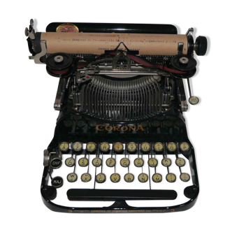Corona Portable Typewriter No. 3