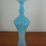 Vase soliflore en opaline bleu