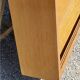 Wall shelf from the 50s in solid blond oak