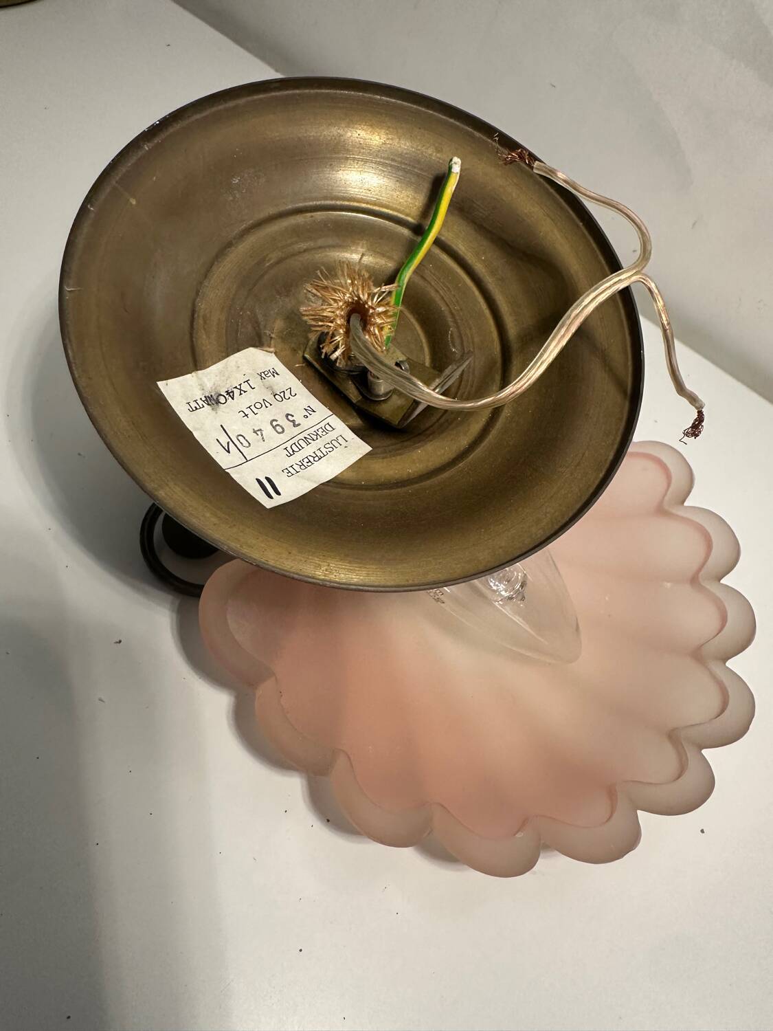 Vintage Art Deco wall light