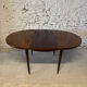 Vintage rosewood extendable dining table