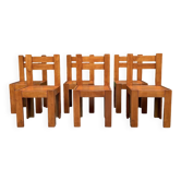6 chaises brutalistes