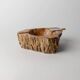 Large vintage ashtray in alabaster - handmade in stone - Italy 1960s - table decoration, unique gift idea, smoking accessories