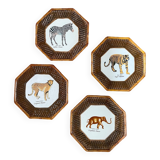 4 Raymond Waites plates 1980.