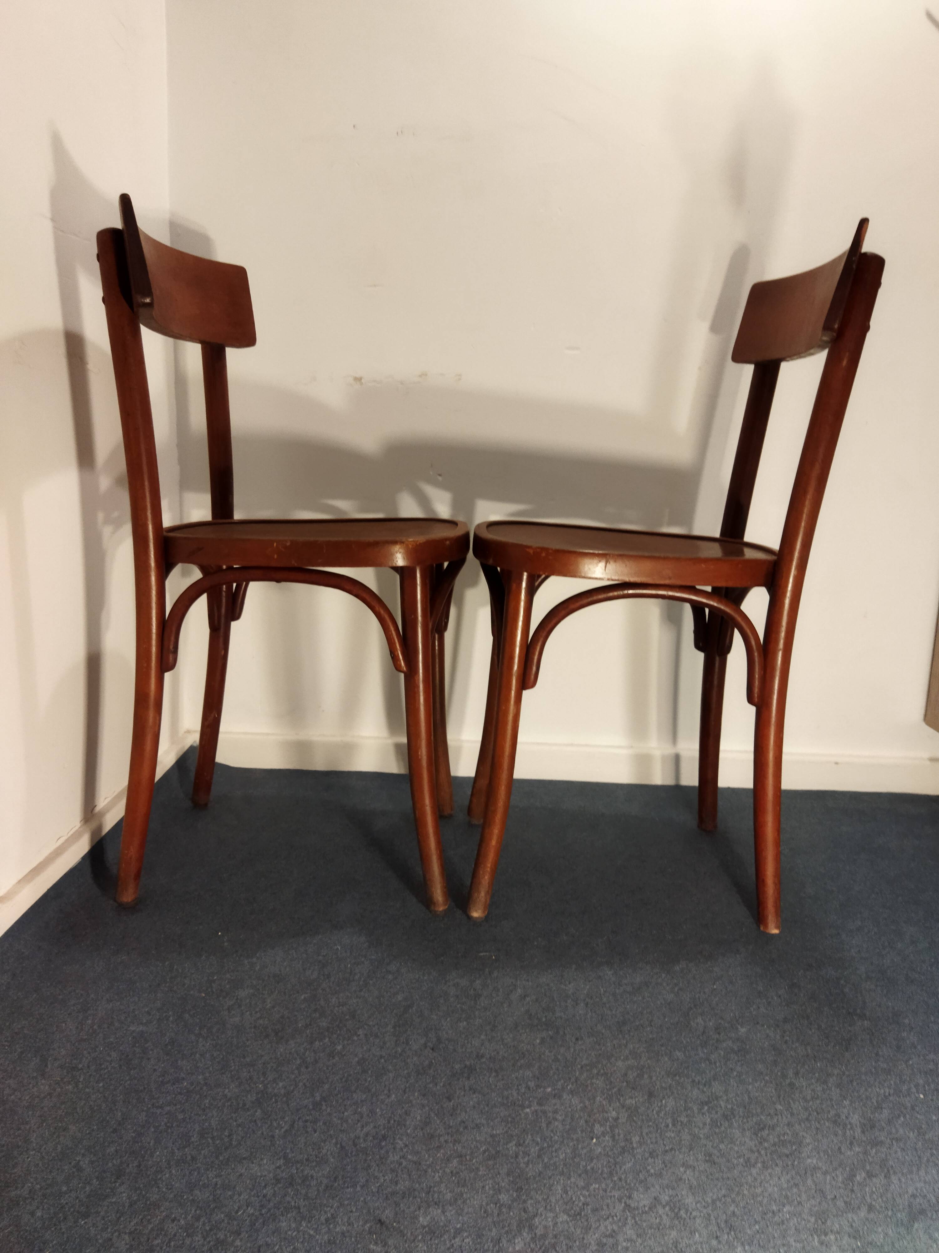 Paire de chaises bistrot