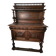 Magnificent buffet/cabinet in Henri II style made of solid walnut and marble.