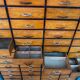 Vintage industrial chest of drawers