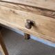 Secrétaire bureau vintage ancien bois massif