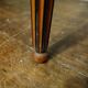 Oval Art Deco side table inlaid with a star, Sue & Mare style, circa