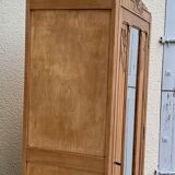 Parisian wardrobe art deco wood brut
