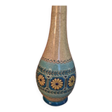 Longwy enamel vase