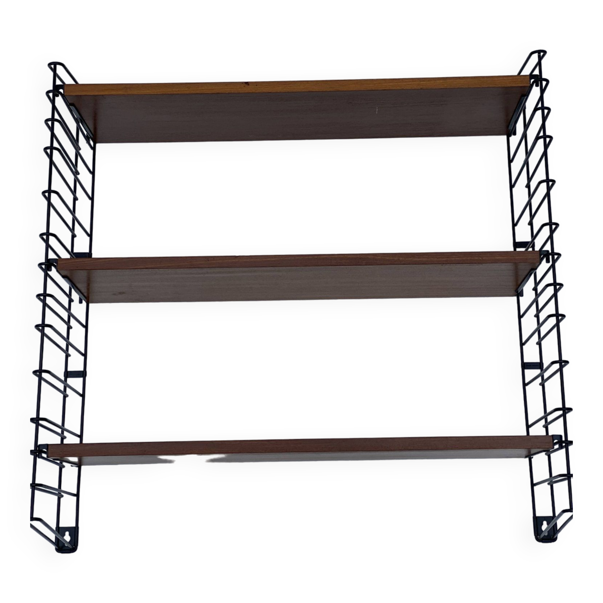 Vintage Teak Wall Shelves by Tomado