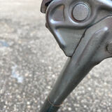 Orange vintage deckchair