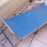 Transat relaxes folding lounge chair Lafuma Chantazur 60 vintage