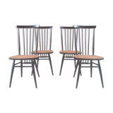 Four mid century Ercol 608 dining chairs