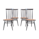 Four mid century Ercol 608 dining chairs