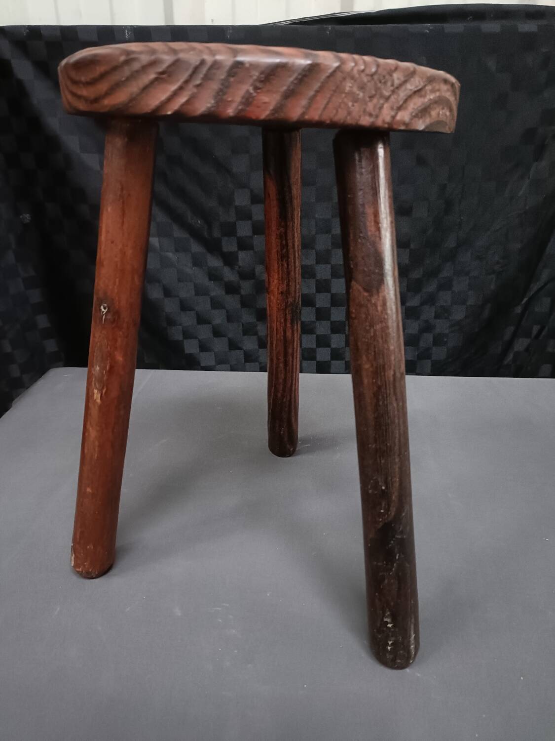 Vintage tripod stool