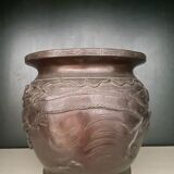 Cache pot bronze XIXème siècle Dragon