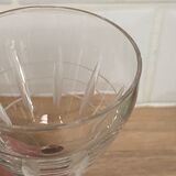 Set of 6 engraved wine glasses