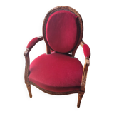 Fauteuils médaillon Louis XVI