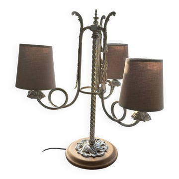 Lampe laiton 1930 customiser