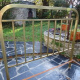 Double art brass art bed