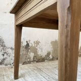 Table de ferme chêne 140 cm