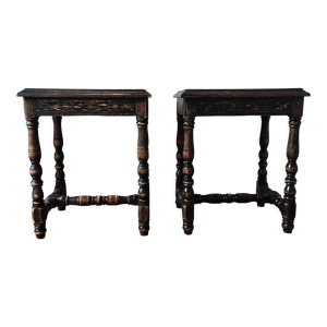 Paire de tables de chevet