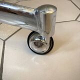 Side furniture with chrome wheels from the 60s