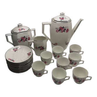 Porcelain coffee or tea service France