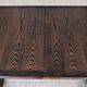 Vintage extendable dining table – sled base – modernist design