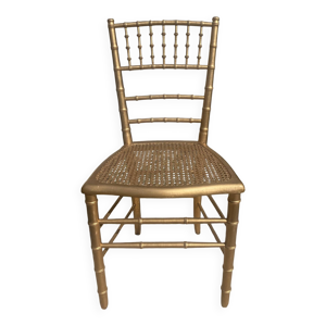 Chaise dorée ancienne