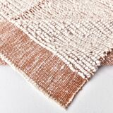 7x9 Terracotta White Turkish Vintage Rug 205x291Cm SK 242886