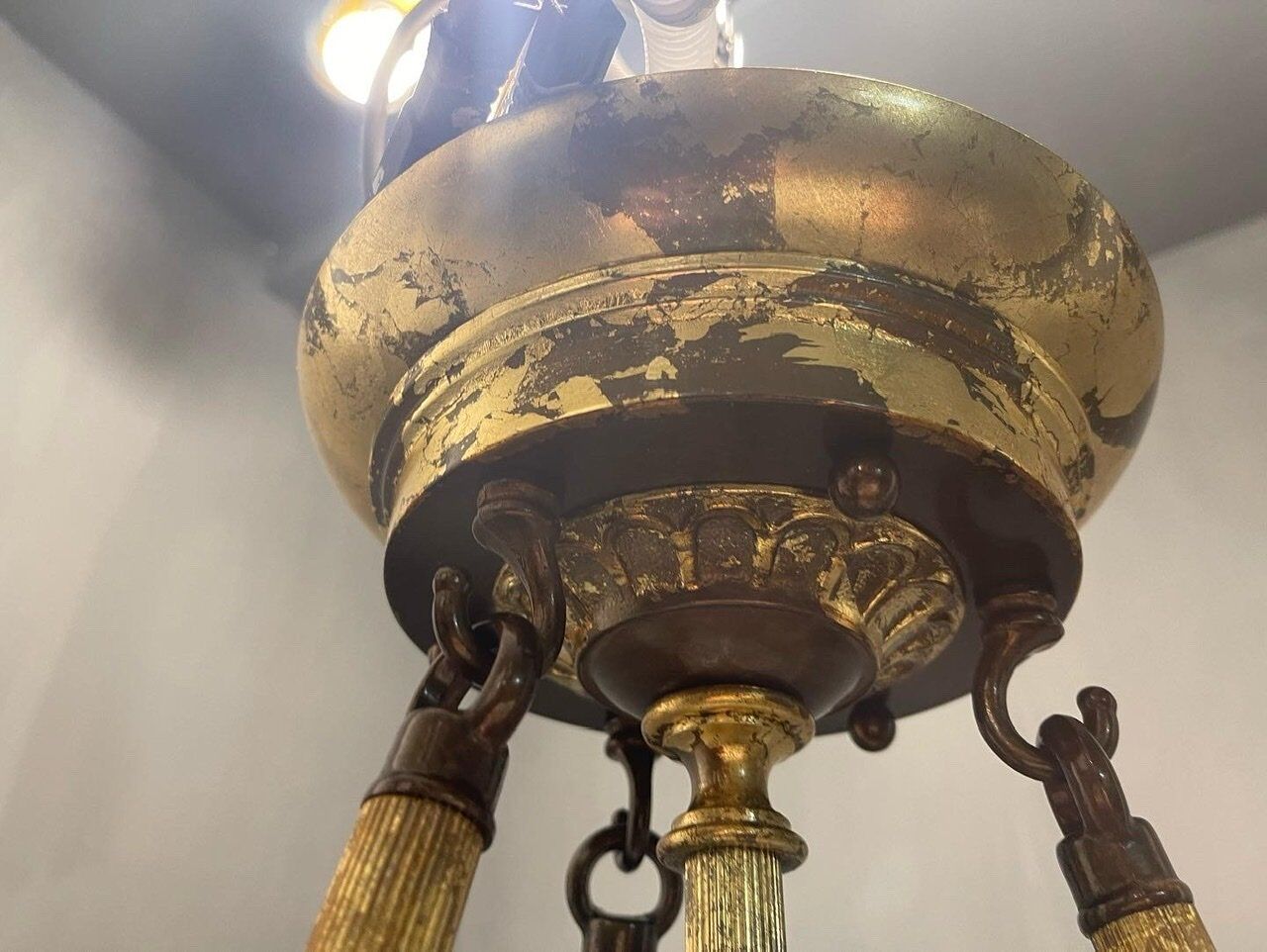 Italian Murano glass light pendants, 1980s, set of 2