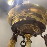 Italian Murano glass light pendants, 1980s, set of 2